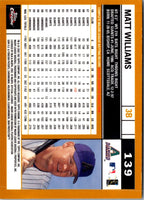 2002 Topps Chrome Matt Williams #139