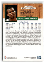1993 Hoops Jamal Mashburn #323 Rookie