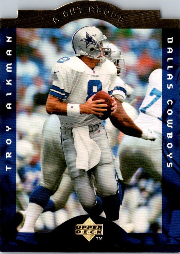 1994 Upper Deck Super Bowl Showdown Troy Aikman/Jim Kelly #1