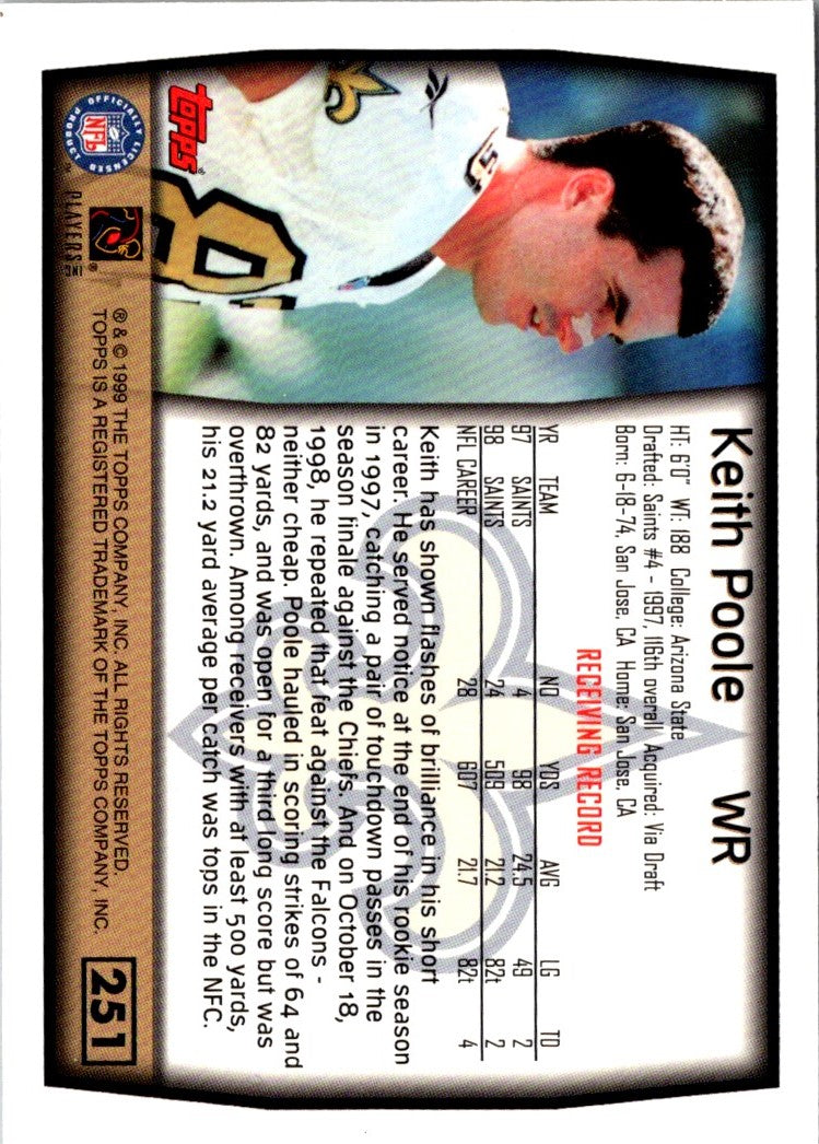 1999 Topps Collection Keith Poole