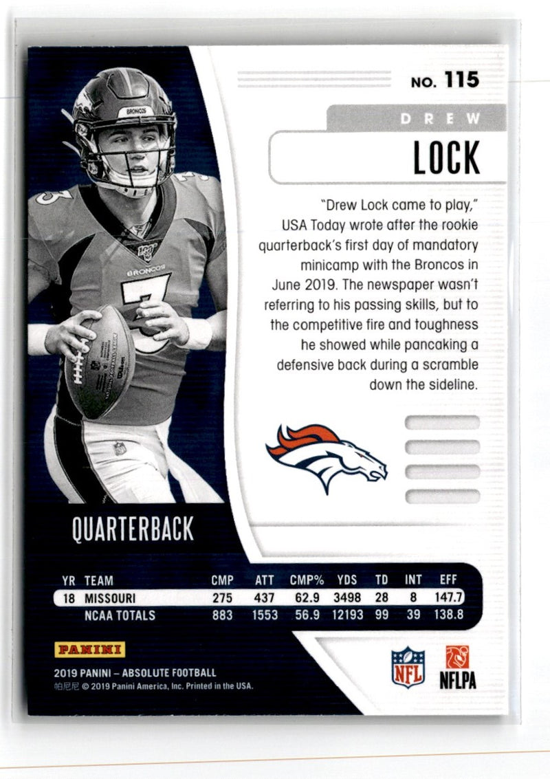 2019 Panini Drew Lock