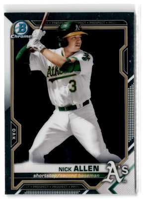 2021 Bowman Chrome Prospects Atomic Refractor Nick Allen #BCP-147
