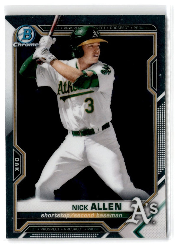 2021 Bowman Chrome Prospects Atomic Refractor Nick Allen #BCP-147