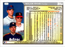 1999 Topps Opening Day Nolan Ryan