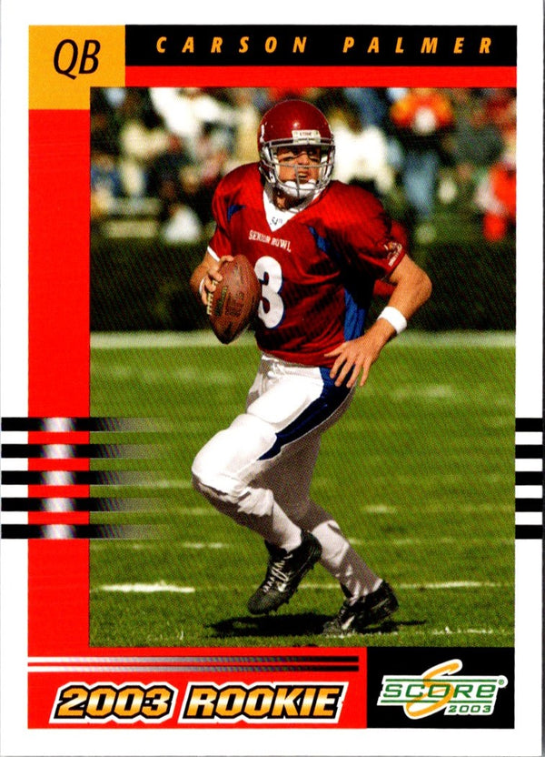 2003 Score Carson Palmer #276 Rookie