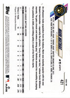 2021 Topps Blue Mark Mathias #421