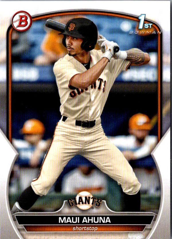 2023 Bowman Draft Maui Ahuna #BD-163 Rookie