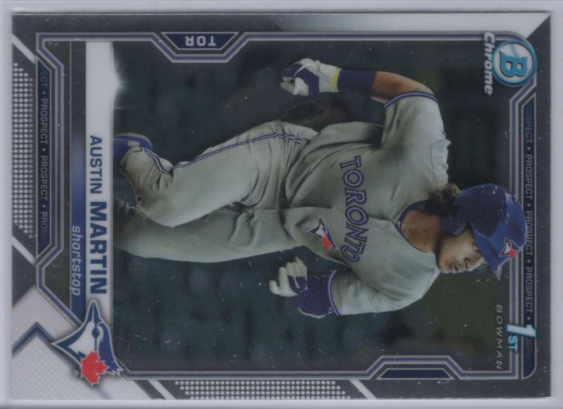 2021 Bowman Chrome Prospects Austin Martin