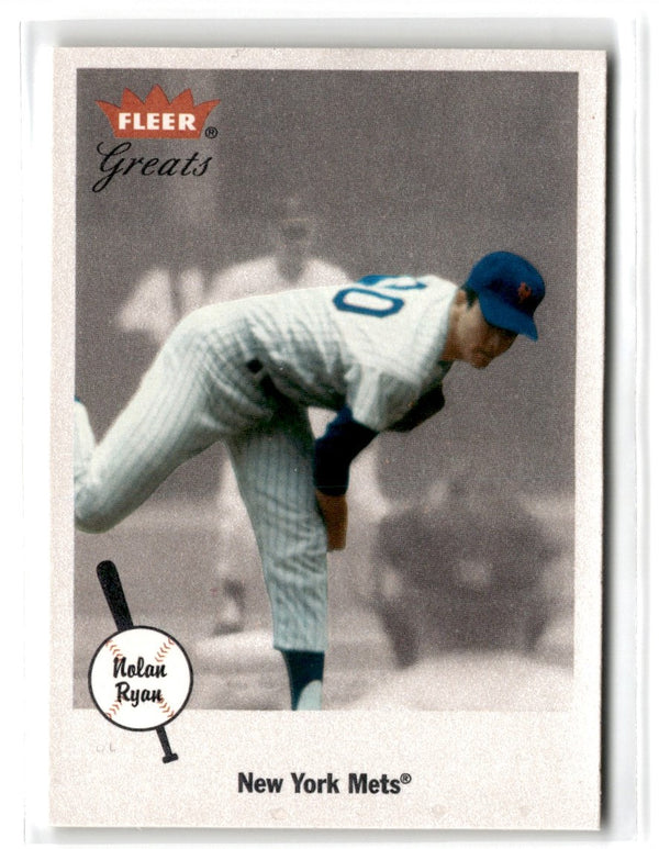 2002 Fleer Greats of the Game Nolan Ryan #61