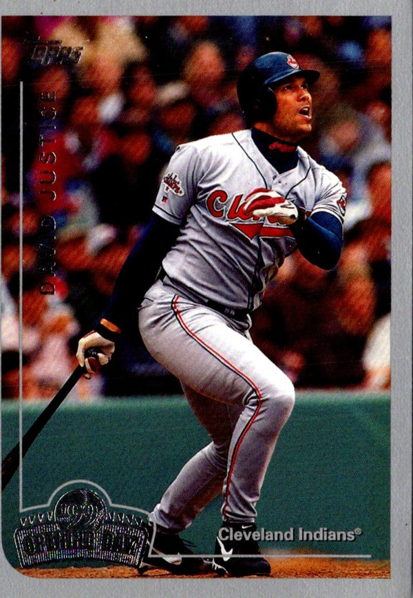 1999 Topps Opening Day David Justice #130