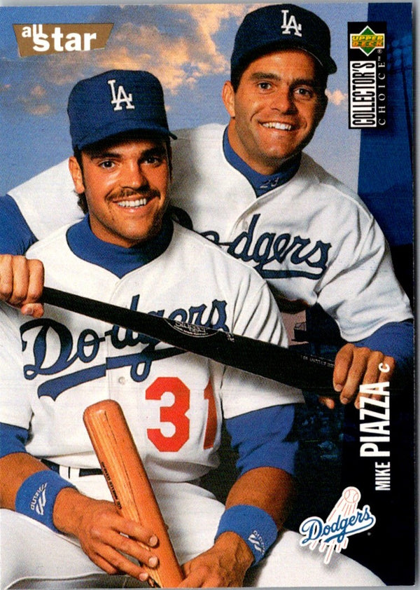 1996 Collector's Choice Silver Signature Mike Piazza #185