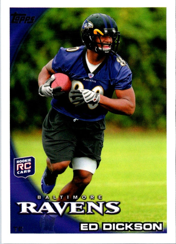 2010 Topps Ed Dickson #57 Rookie