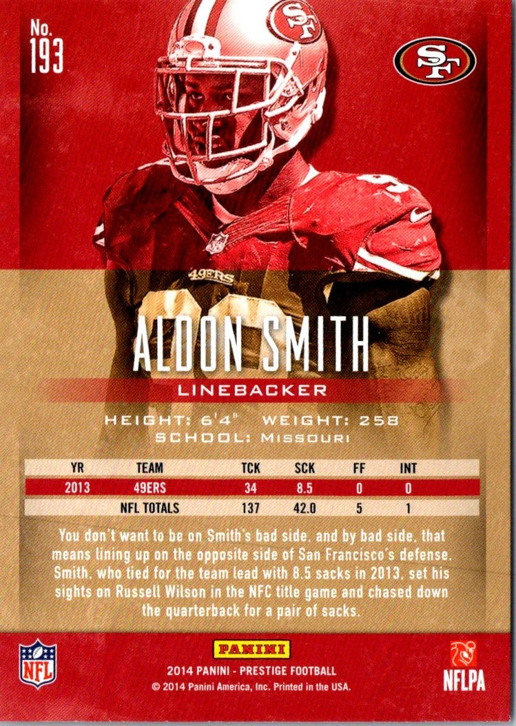 2014 Panini Prestige Aldon Smith