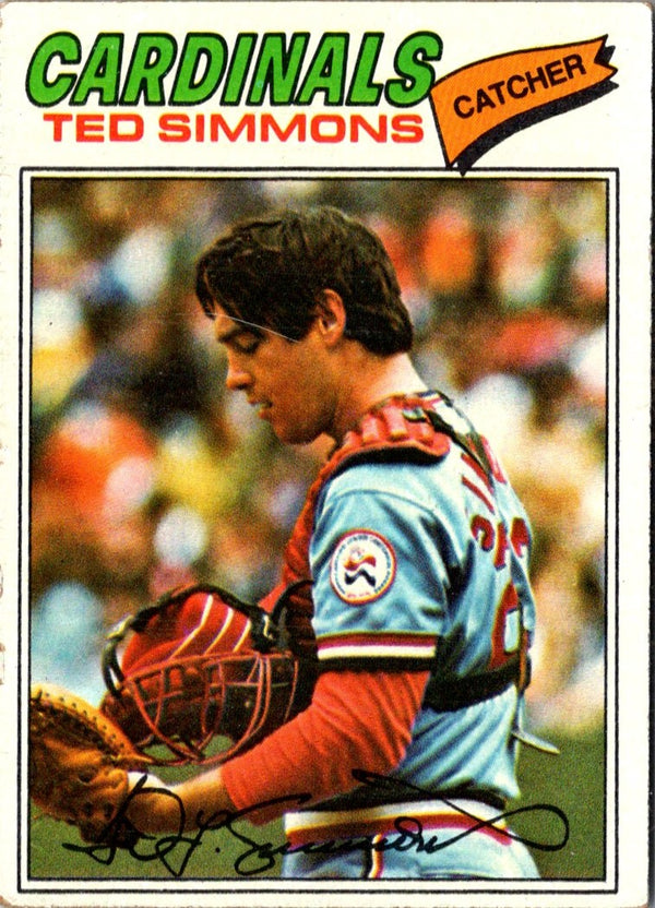 1977 Topps Ted Simmons #470