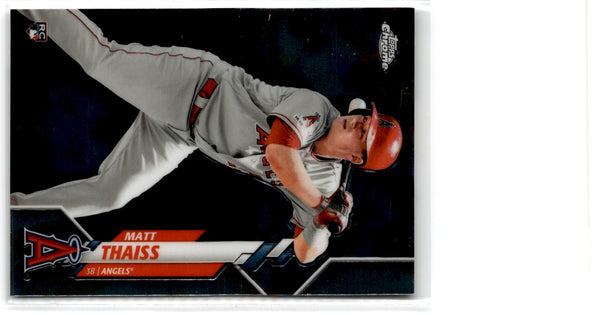 2020 Topps Chrome Matt Thaiss #83 Rookie