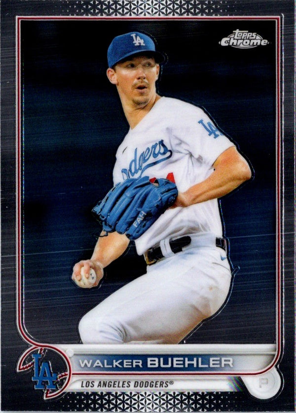 2022 Topps Chrome Walker Buehler #123