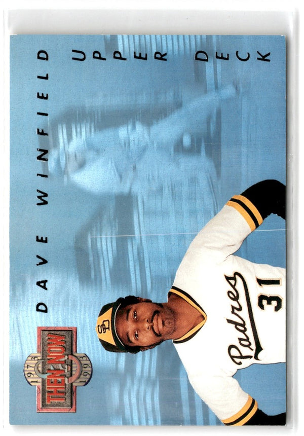 1993 Upper Deck Then and Now Dave Winfield #TN9