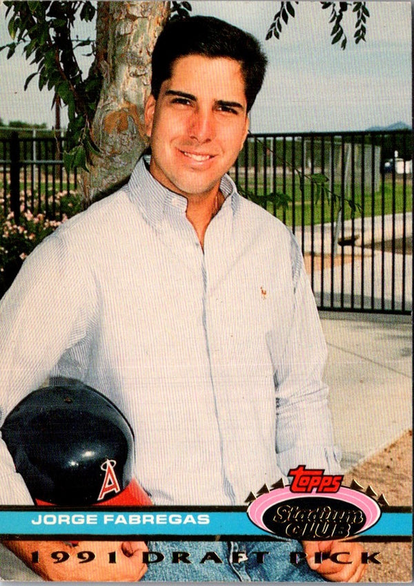 1992 Stadium Club Dome Jorge Fabregas #46 Rookie