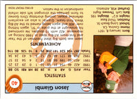 1992 Front Row Draft Picks Jason Giambi #40