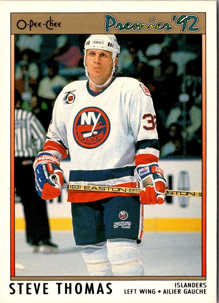 1991 O-Pee-Chee Premier Steve Thomas