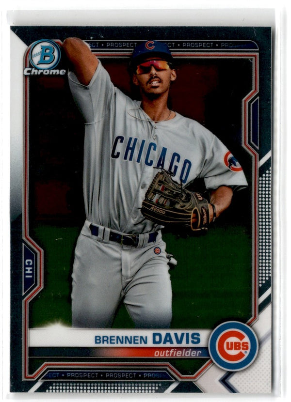 2021 Bowman Chrome Prospects Brennen Davis #BCP-173