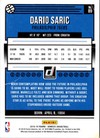 2018 Donruss Optic Blue Velocity Dario Saric #89