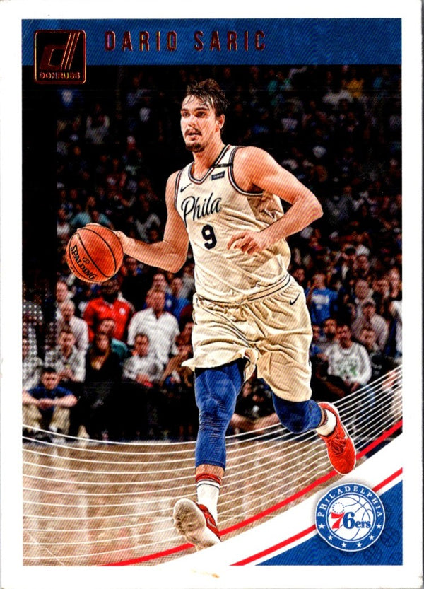 2018 Donruss Optic Blue Velocity Dario Saric #89