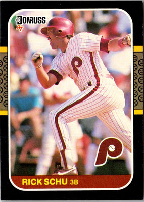 1987 Donruss Rick Schu #509