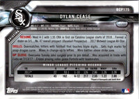 2018 Bowman Chrome Prospects Dylan Cease #BCP175