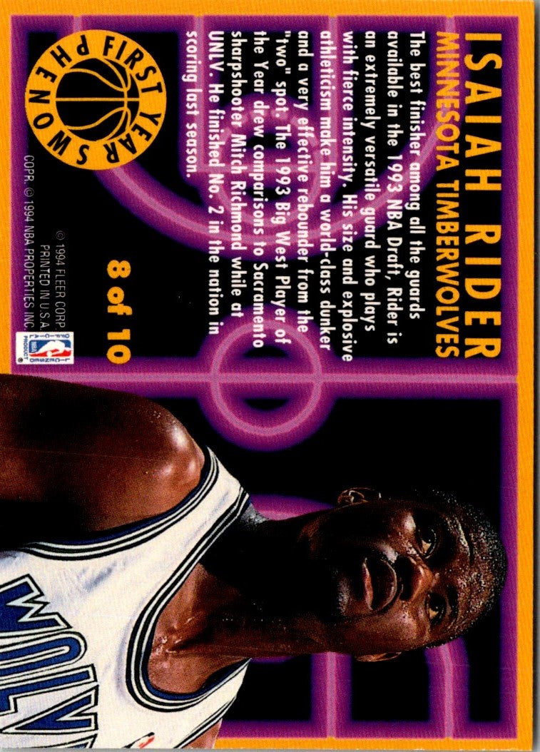 1994 Fleer European Minnesota Timberwolves