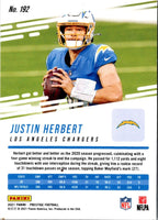 2021 Panini Prestige Justin Herbert #192
