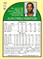 1990 Hoops Alvin Robertson #182