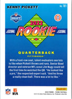 2022 Score 1992 Throwback Rookie Green Kenny Pickett #TB1