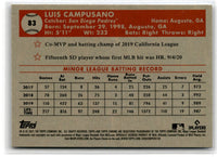 2021 Topps Chrome Platinum Anniversary Luis Campusano #83