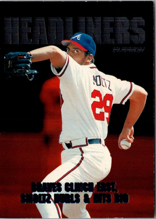 1997 Fleer Headliners John Smoltz #19