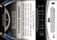 2013 Bowman Platinum Billy Butler #72