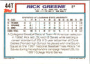 1992 Topps Traded Rick Greene
