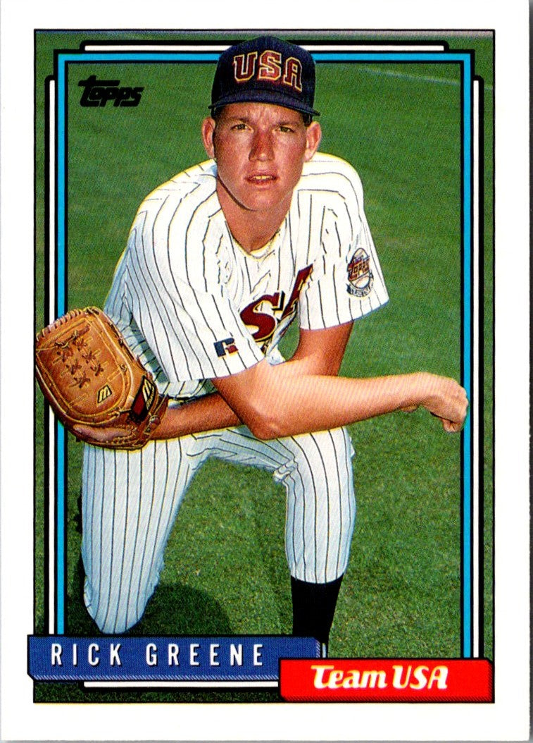 1992 Topps Traded Rick Greene