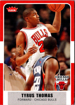 2007 Fleer Glossy Tyrus Thomas #32