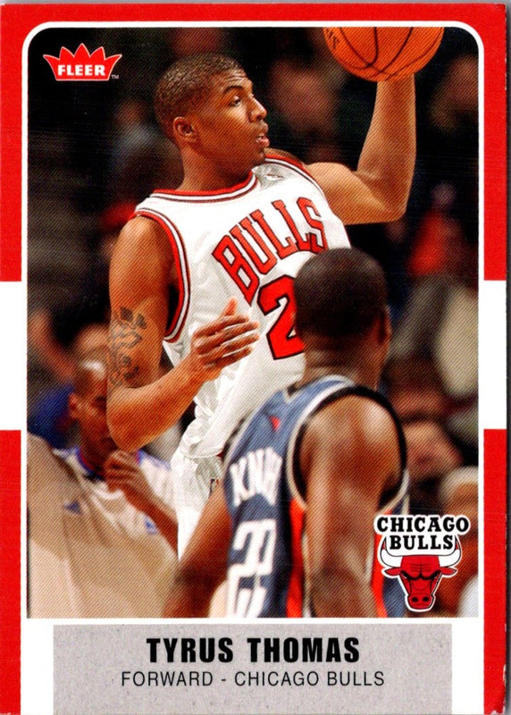 2007 Fleer Glossy Tyrus Thomas #32