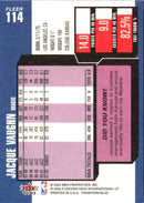 2002 Fleer Tradition Jacque Vaughn