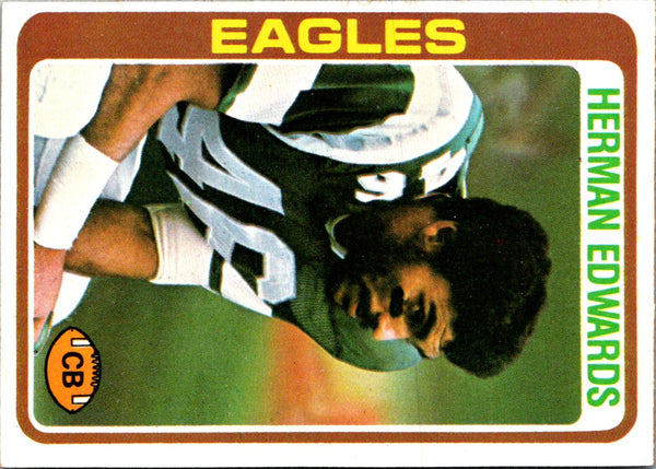 1978 Topps Herman Edwards #404 Rookie