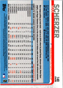 2019 Topps Chrome Max Scherzer