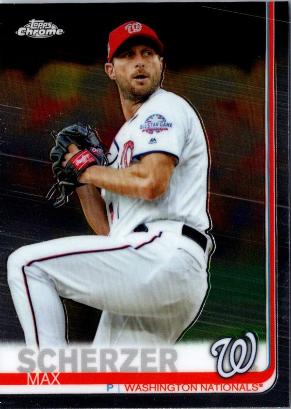 2019 Topps Chrome Max Scherzer #140