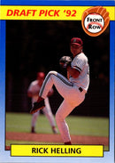 1992 Front Row Draft Picks Rick Helling