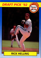 1992 Front Row Draft Picks Rick Helling #81