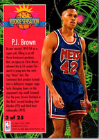 1994 Fleer Rookie Sensations P.J. Brown #3