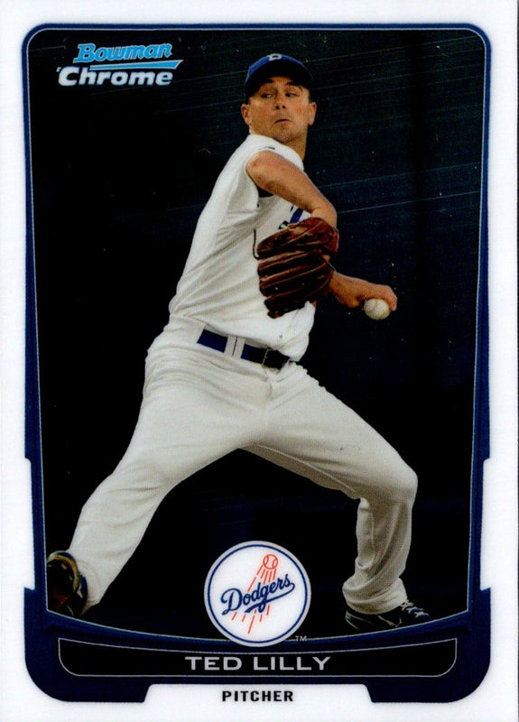 2012 Bowman Chrome Ted Lilly #186