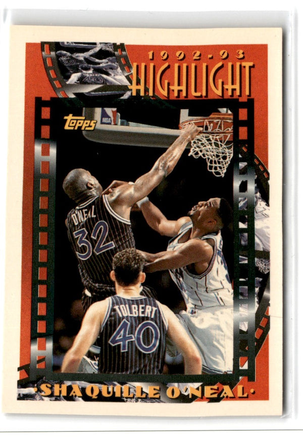 1993 Topps Gold Shaquille O'Neal #3