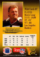 1991 Wild Card 20 Stripe Howie Long #107